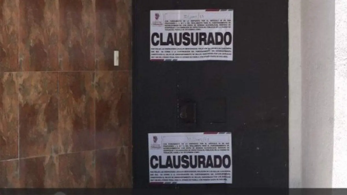 Clausurado web